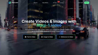 Magi-1 - AI tool for Design Tools