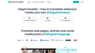 DeepTranslate - AI tool for Language & Translation