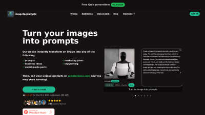 Imagetoprompts - AI tool for Copywriting