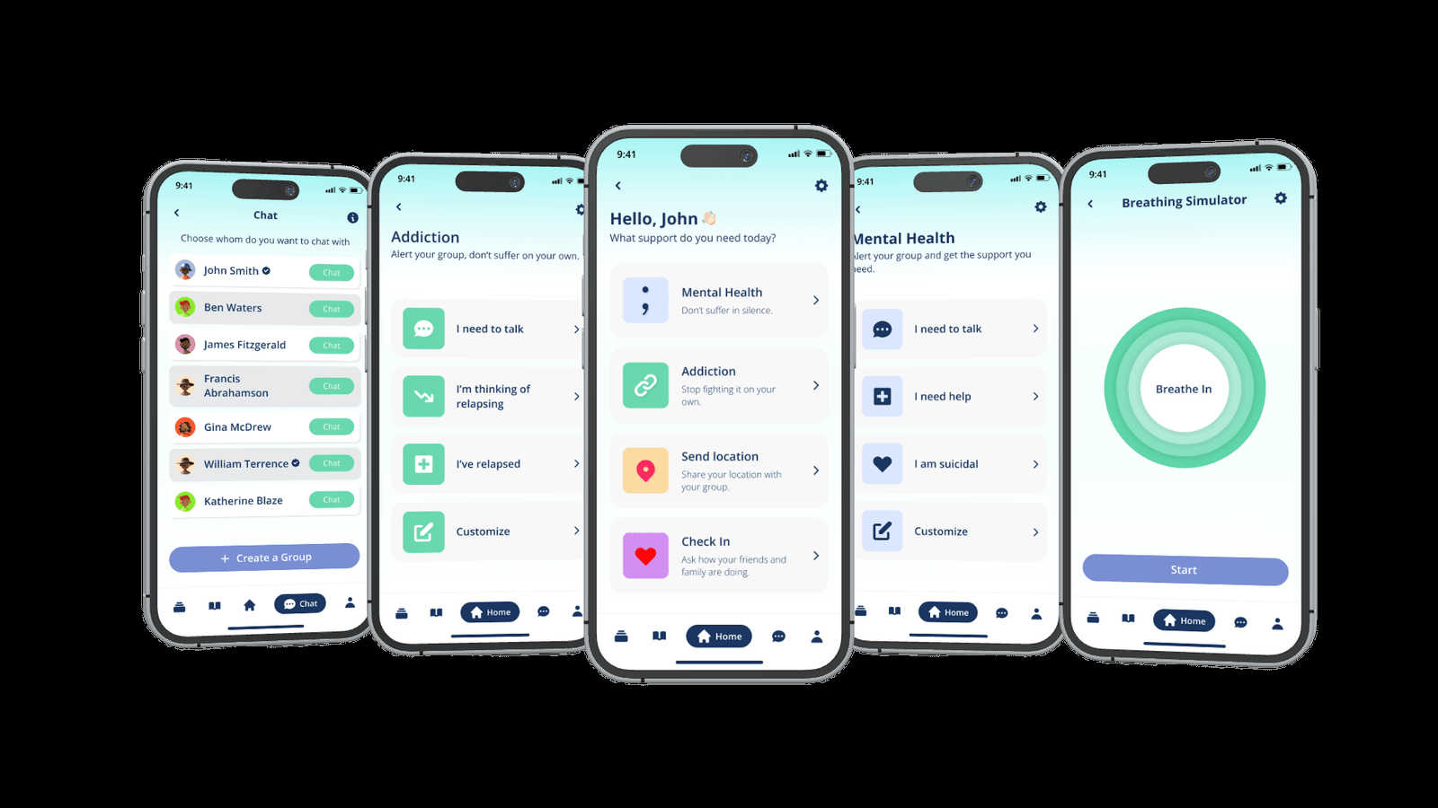Pleaze application interface and features