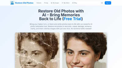 Restore Old Photos - AI tool for AI Assistants