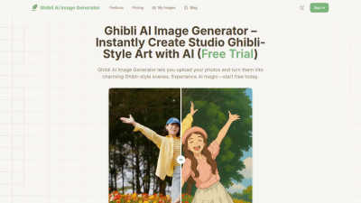 Ghibli AI Image Generator - AI tool for Content Creation