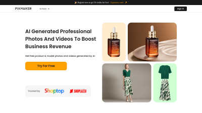 PixMaker AI - AI tool for E-commerce