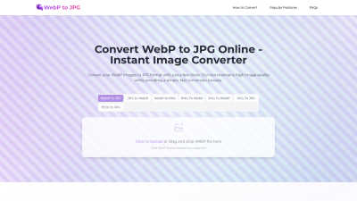 WebP to JPG Converter - AI tool for Design Tools