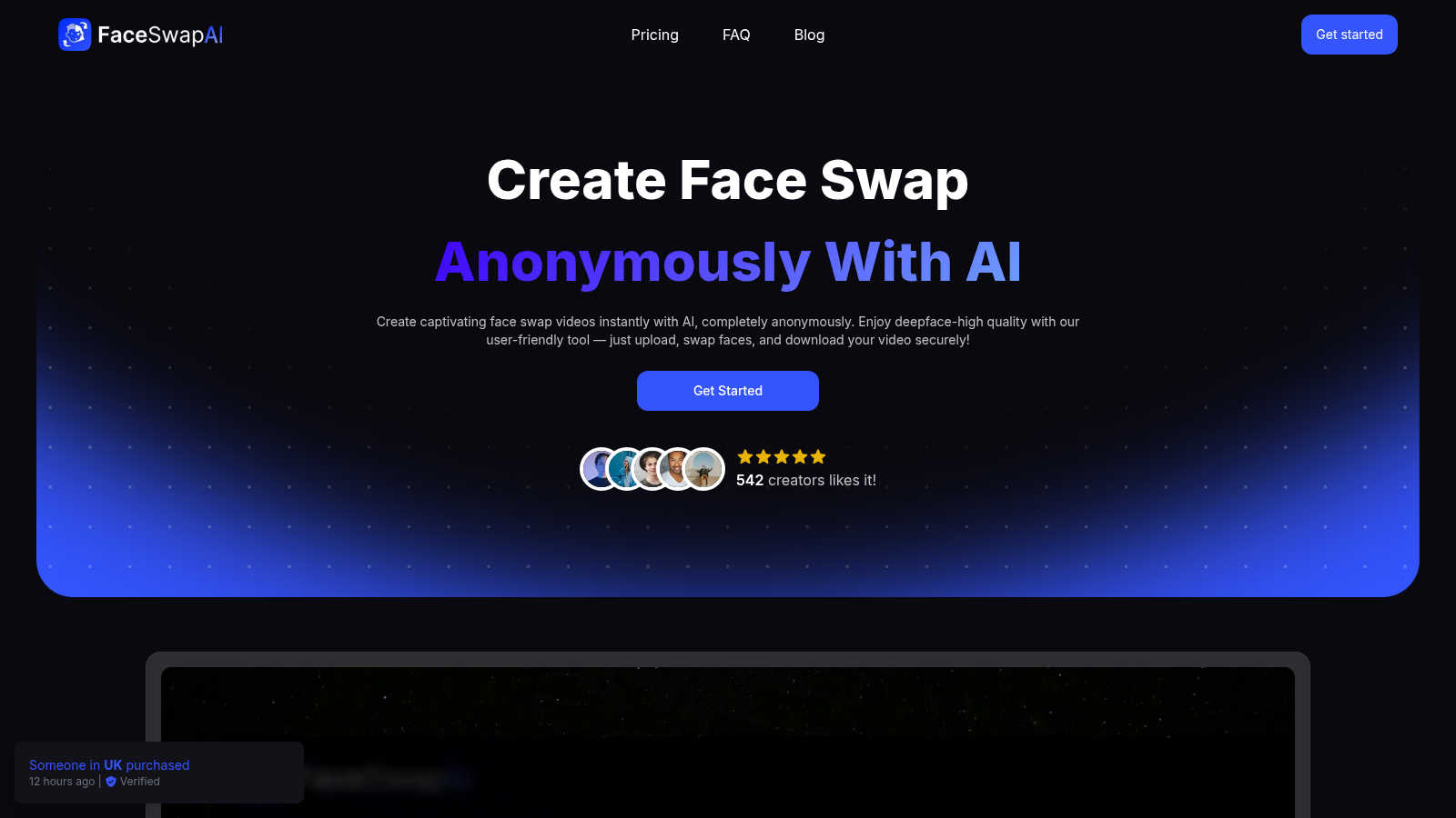 Face Swap AI application interface and features