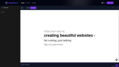 DeepSite AI - AI tool for Web Builders