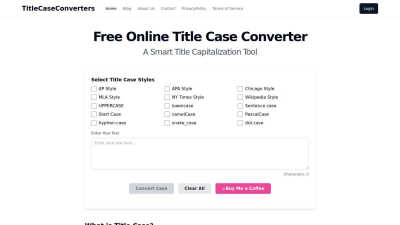 Title Case Converter - AI tool for SEO