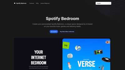 Spotify Bedroom - AI tool for Lifestyle & Entertainment