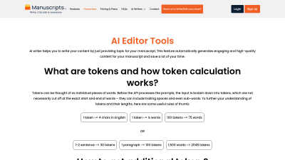 Manuscripts.ai - AI tool for Email Tools