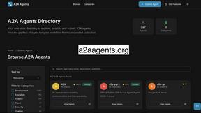 A2A Agents Directory - AI tool for productivity
