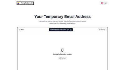 TempMail.World - AI tool for Email Tools
