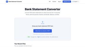 Bank Statement Engine - AI tool for Business & Finance