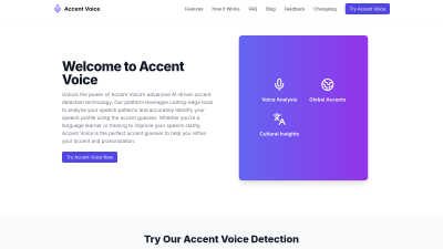 Accent Voice - AI tool for AI Assistants
