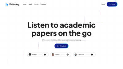 Listening.com - AI tool for Education & Learning