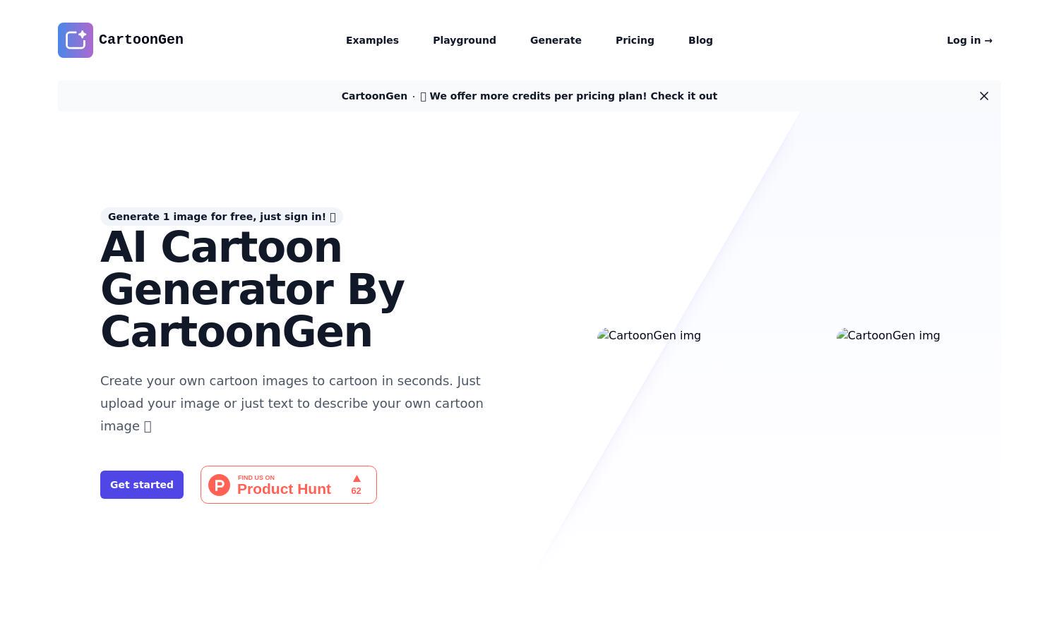 CartoonGen Website