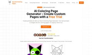 Coloring Page Generator Website