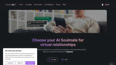 Soulmaite - AI tool for Chatbots
