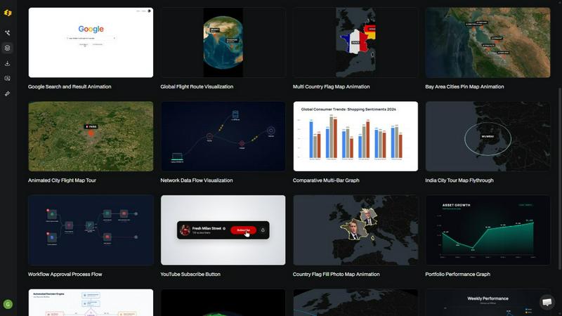 Easymotion - AI Motion Graphics Generato application interface and features