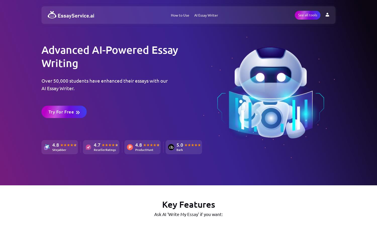 EssayService.ai Website