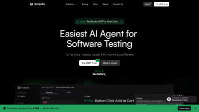 TestSprite - AI tool for Productivity & Management