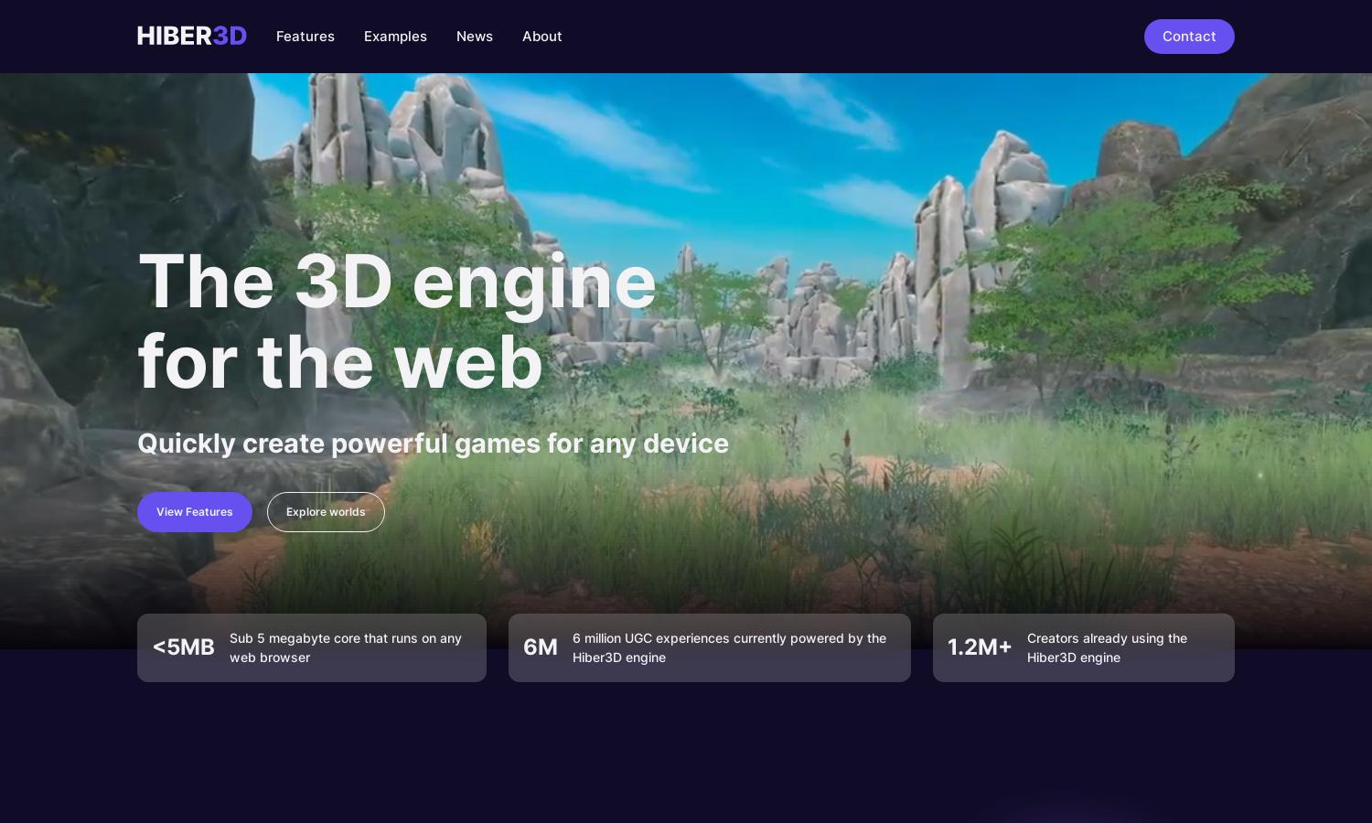 Hiber3D Website