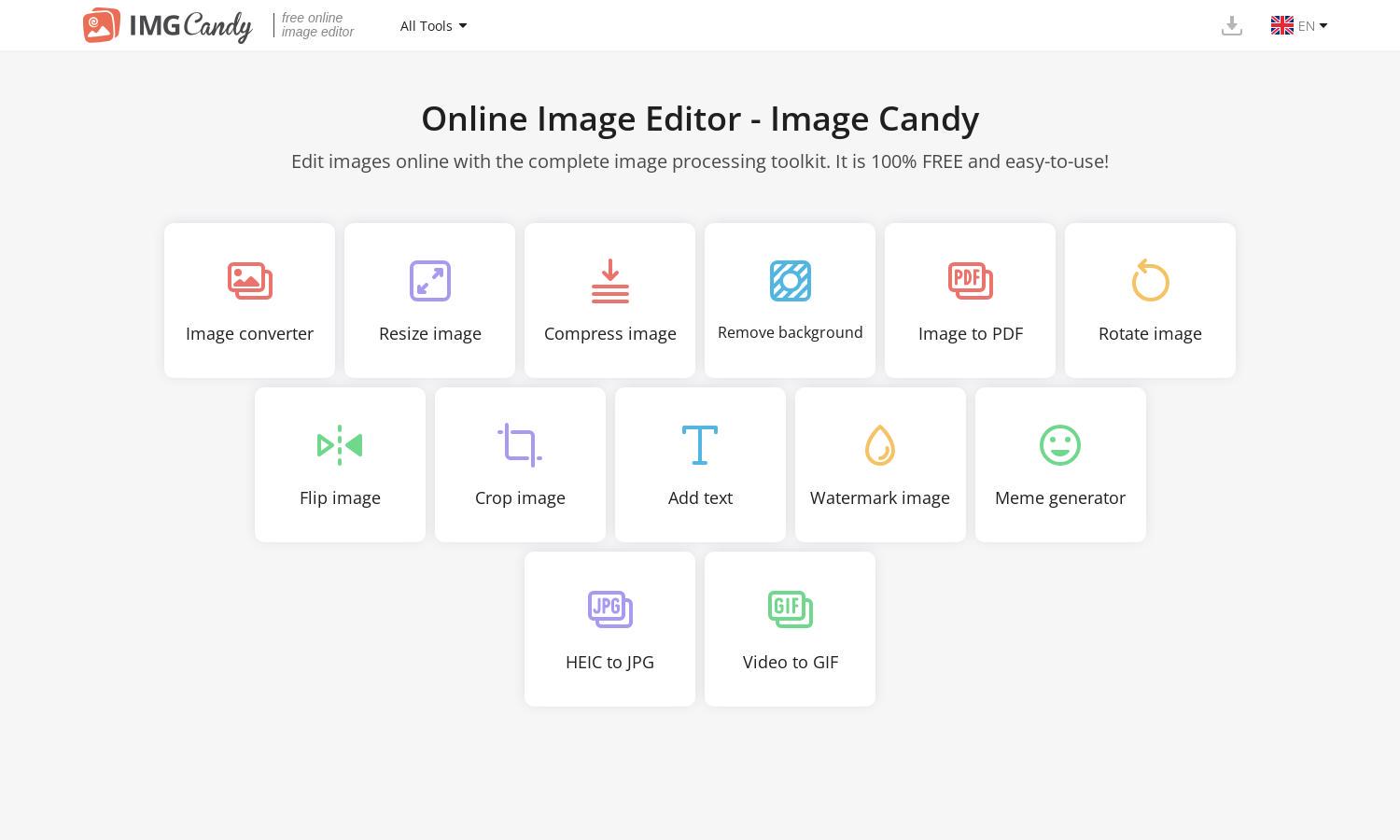 Image Candy Website