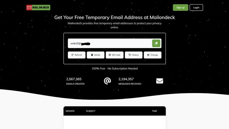 Mail On Deck application interface and features
