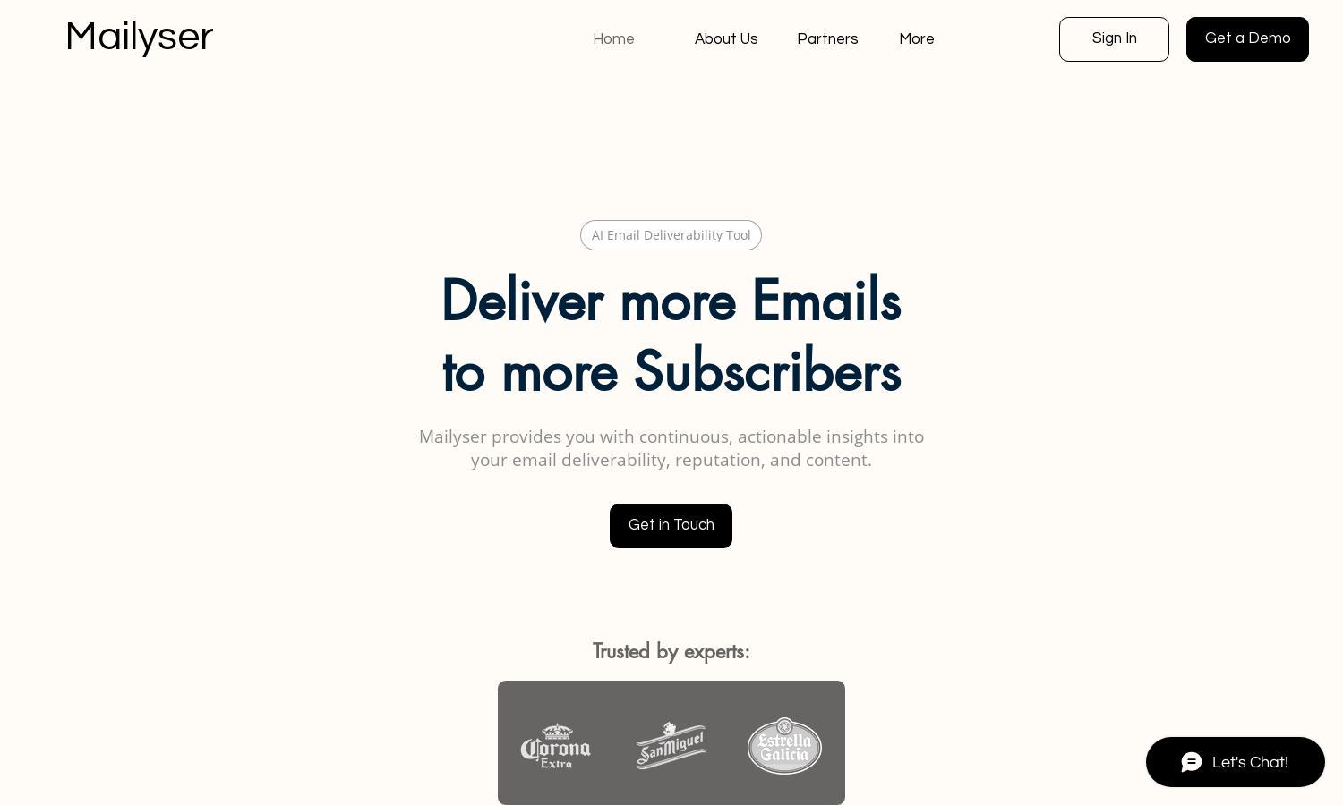 Mailyser Website