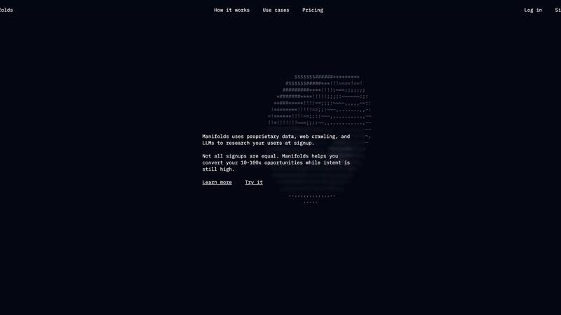 Manifolds application interface and features