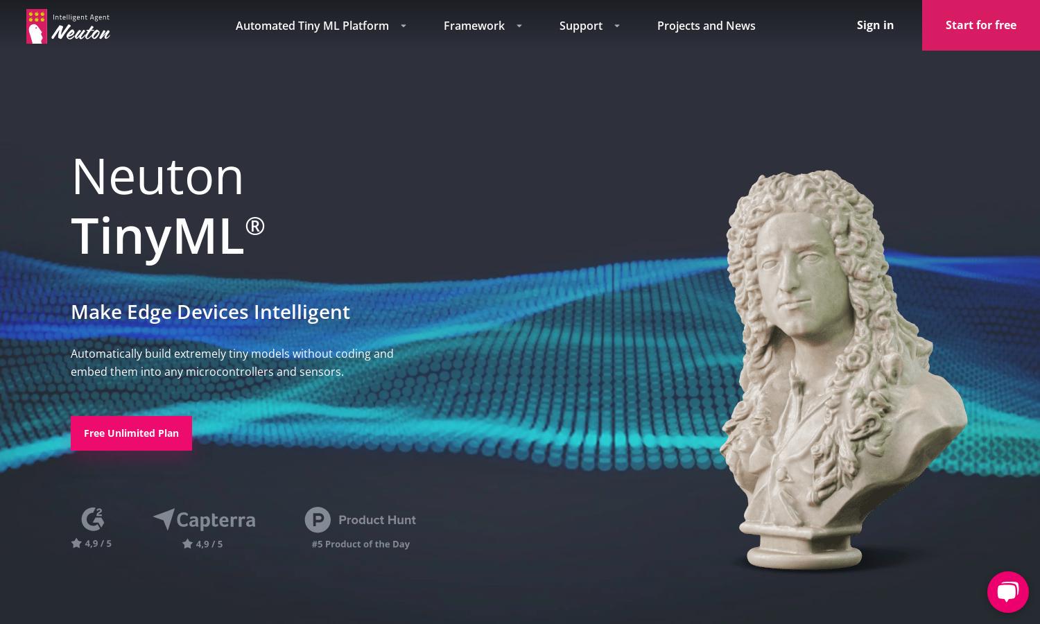 Neuton.AI Website