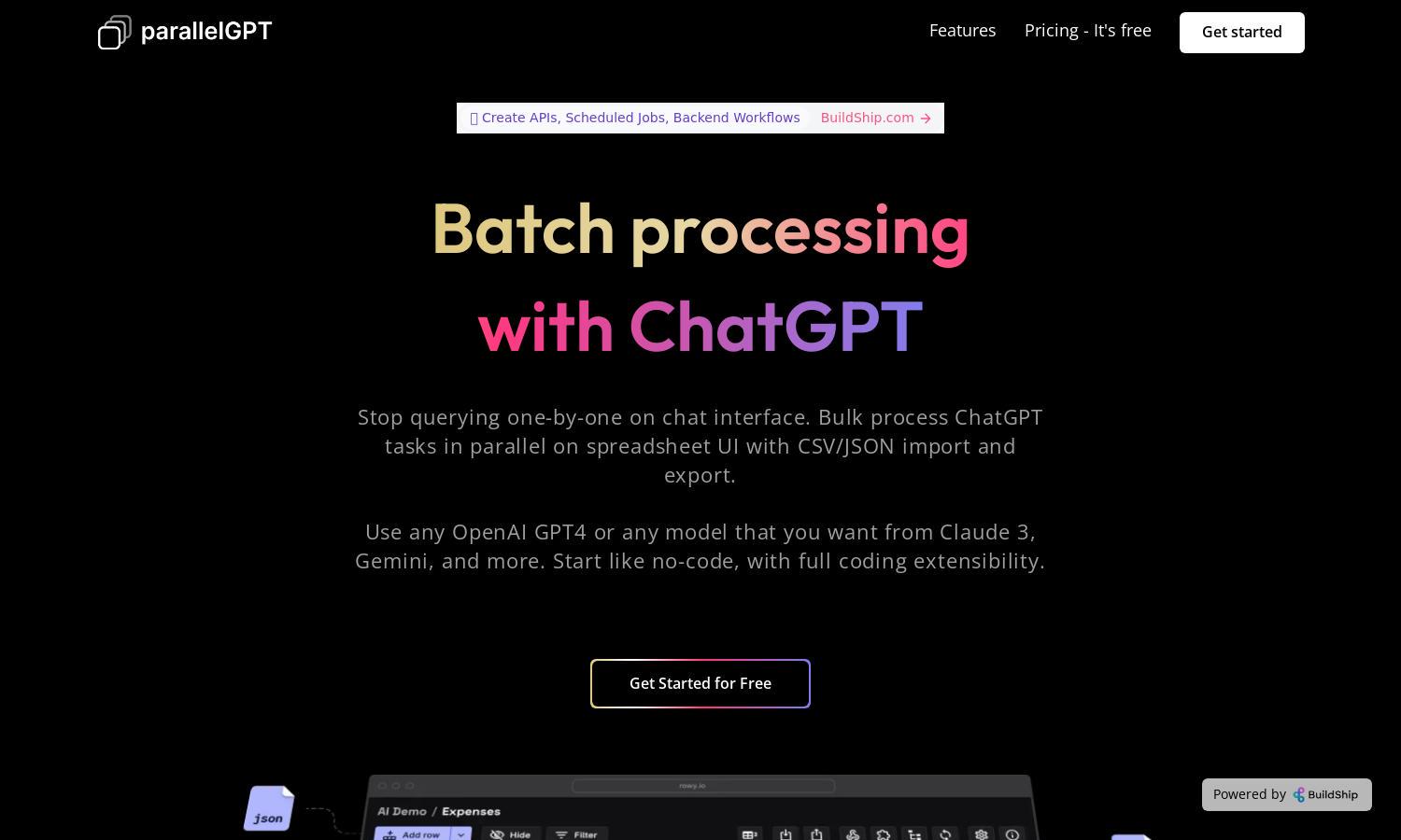 Parallel GPT Website