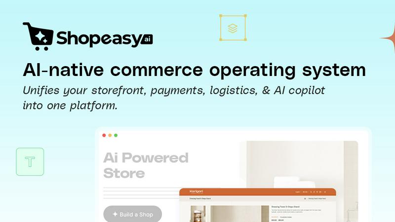Shopeasy.ai application interface and features