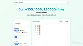 Sorry Hundred Times - AI tool for Education & Learning