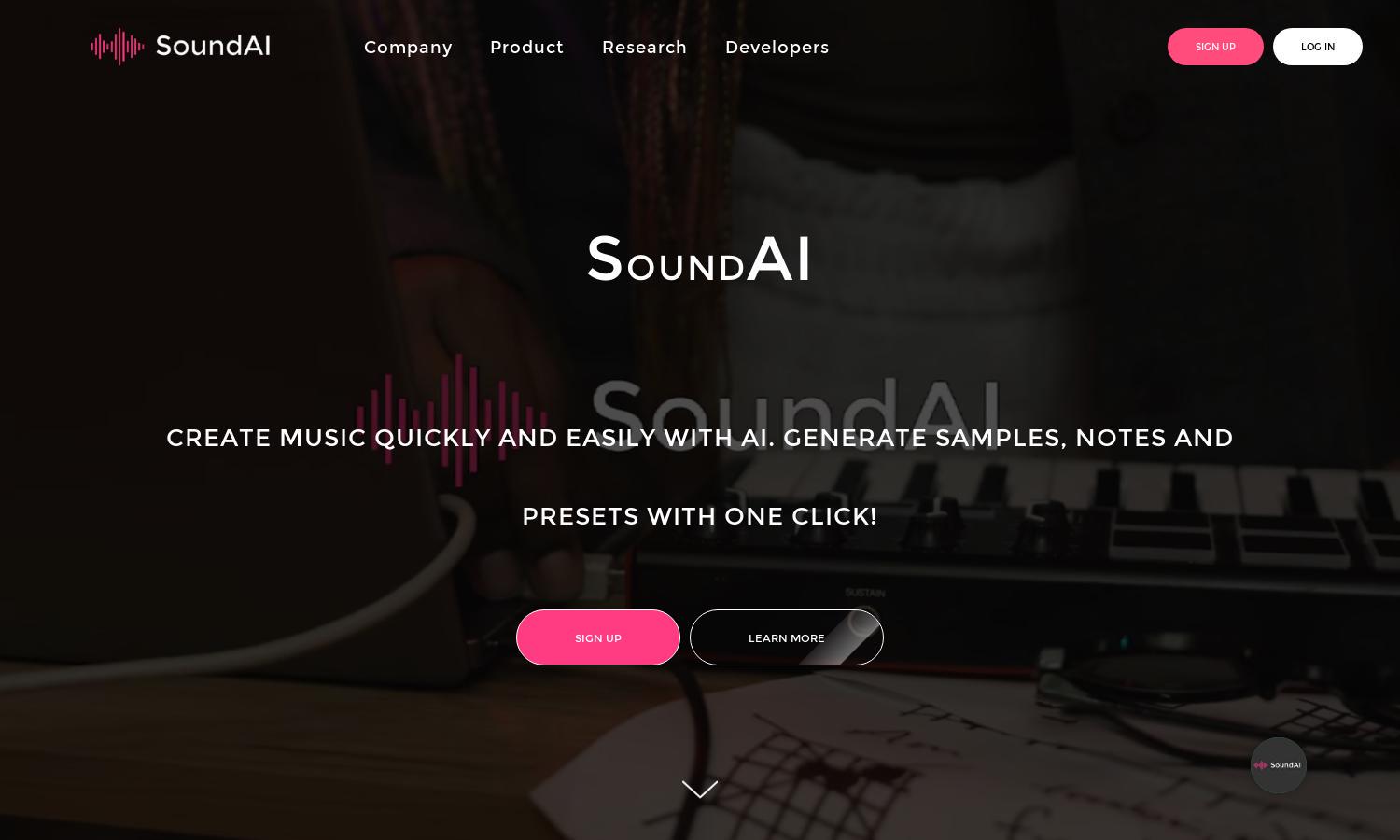 SoundAI Website