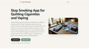Stop Smoking App - AI tool for Health