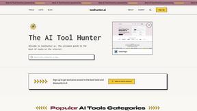 ToolHunter AI - AI tool for Directories