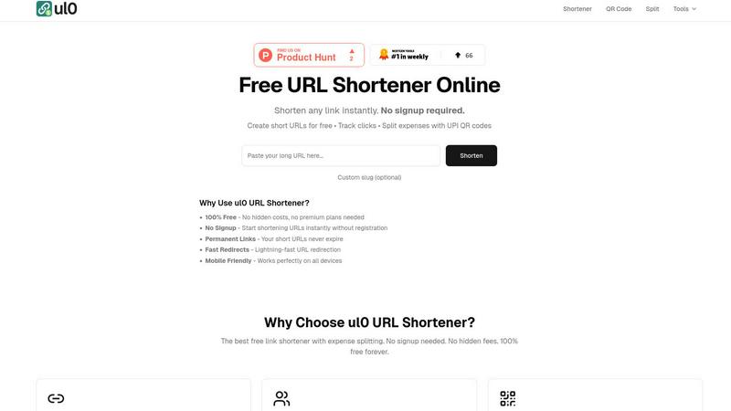ul0 application interface and features