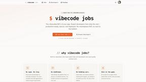 Vibecode Jobs - AI tool for productivity
