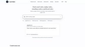 Court Rules - AI tool for Legal