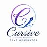 cursive generator logo