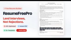 Resume Free Pro