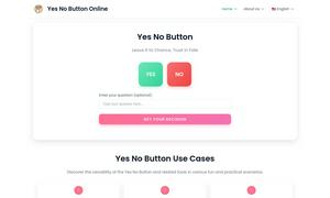 Yes No Button Online Website